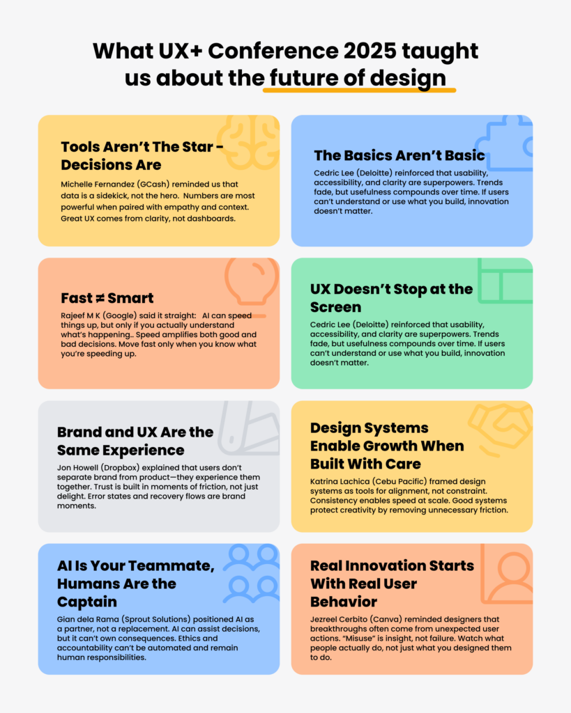 Key Insights from UX+ Conference 2025