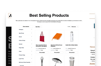 Product Listing Page